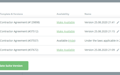 August 2020 Release #2: Template Suite Versions and Document Record Labels